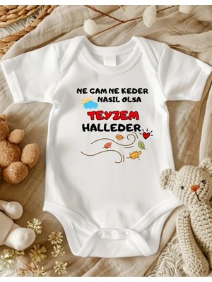 Lupi Teyze Yazılı Bebek Zıbın Yüzde Yüz Pamuk 716