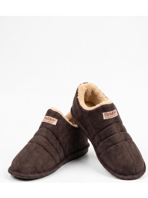Nmoda Unisex Şık Kışlık Ev Terliği Içi Peluş Sıcak Tutan Kapalı Panduf Yumuşak Tabanlı Hafif Rahat Ev Botu
