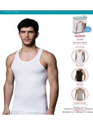 U.s. Polo Assn. Iç Giyim Us.polo. Modal Kumaş 2'li Paket Atlet-Siyah-2xl
