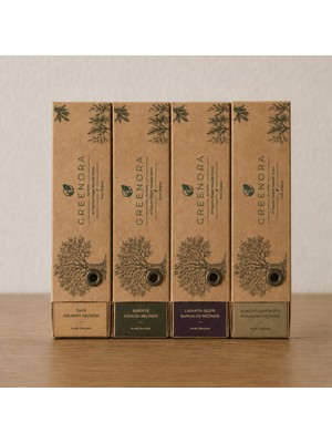 Greenora Pure Origins El Yapımı Doğal Masala Tütsü Koleksiyon Seti 4'lü