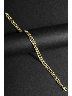 Takıdepo Gurmet Model Gümüş 6,10 mm Genişlik Bileklik -