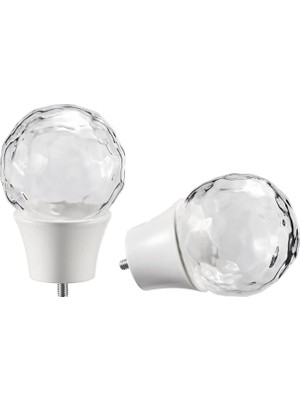 Ikea Solblommossa Beyazcam 8.7 cm Perde Çubuğu Topuzu