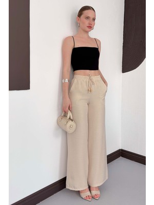 Very Moda Keten Pantolon | D2381