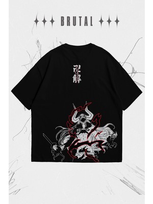 Brutal Dept. Bleach Ichigo Vasto Lorde Baskılı Oversize Unisex Anime Tişört
