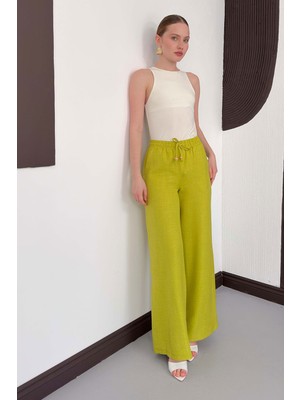 Very Moda Keten Pantolon | D2381