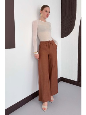 Very Moda Keten Pantolon | D2381