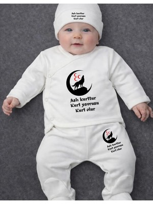 Lupi Yavru Kurt Temalı Bebek Alt Üst Takım
