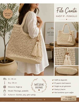 Müjde Home Butik Müjde Home File Çanta