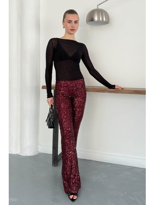 Very Moda Pullu Pantolon | D2936