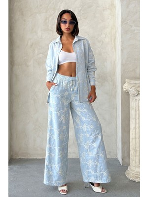 Very Moda Süzüne Nakışlı Pantolon | | F1927