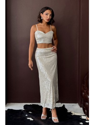 Very Moda Pullu Etek | F1977