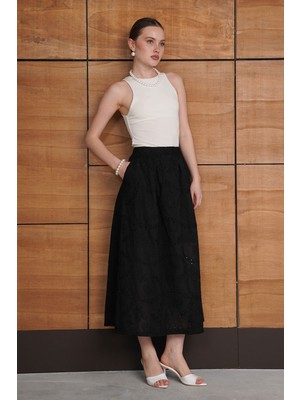 Very Moda Brode Uzun Etek - F2080