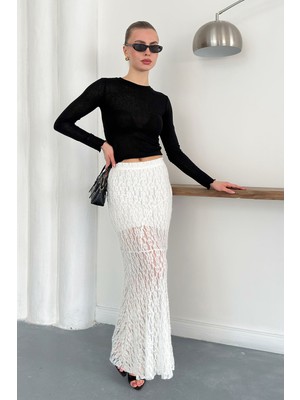 Very Moda Dantel Abiye Etek | F1887