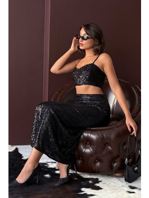 Very Moda Pullu Etek | F1977
