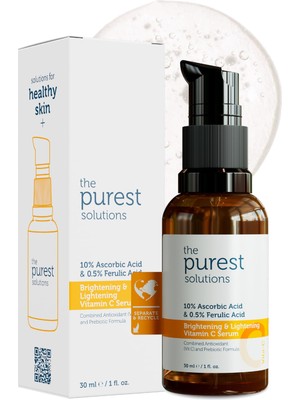 Zemira The Purest Solutions, C Vitamini Aydınlatıcı Cilt Tonu Eşitleyici Cilt Bakım Serumu 30 ml (%10 A