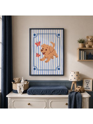 Luxor Pixels (Çerçevesiz) Sevimli Köpek Çocuk Odası Poster
