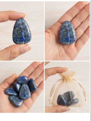 Best Bioenerji Taş Terapi Lapis Lazuli Damla Doğal Taş – Gökyüzünün Derin Mavisi