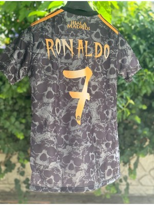Real Madrid Özel Tasarım Ronaldo 7 Futbol Forması Gri