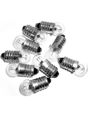 Omrs Store Mini Fener Ampul 2.5V Vidalı 50'li Paket