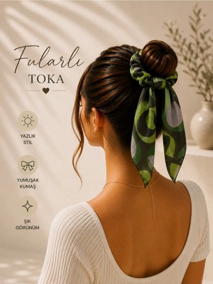 My Takı Store Yazlık Fularlı Saç Tokası