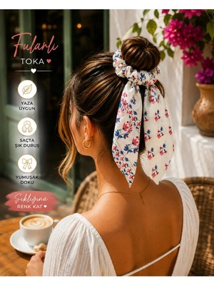 My Takı Store Yazlık Fularlı Saç Tokası