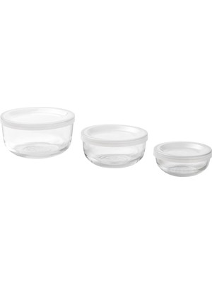 Ikea Bestamma Cam Cam Saklama Kabı Seti
