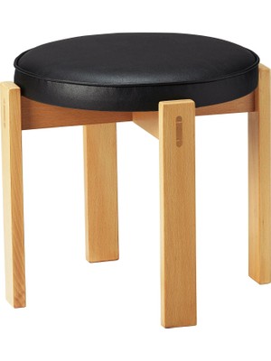 Ikea Holmsjö Kayınsiyah 42 cm Ahşap Tabure