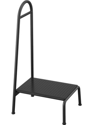 Ikea Basıngen Antrasit Tırabzanlı Basamaklı Tabure