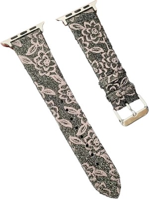 Magicool Watch 38MM Creeper Desenli Kordon - Kahverengi