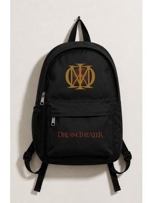 Fuddy Moda Unisex Dream Theater Baskılı Sırt Çantası, Rock Band Temalı Okul Çantası