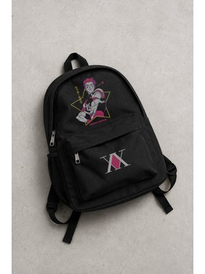 Fuddy Moda Unisex Hunter x Hunter Hisoka Baskılı Sırt Çantası, Anime Temalı Okul Çantası