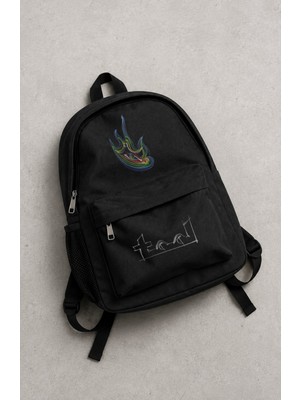 Fuddy Moda Unisex Tool Eye Baskılı Sırt Çantası, Rock Band Temalı Okul Çantası