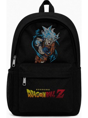 Fuddy Moda Unisex Dragon Ball Z Goku Baskılı Sırt Çantası, Anime Temalı Okul Çantası