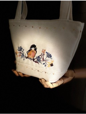 Ggart Handmade Bellıs 2’li Set Çanta, Portföy V1