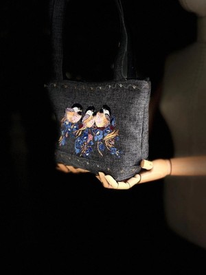 Ggart Handmade Bellıs 2’li Set Çanta, Portföy V2