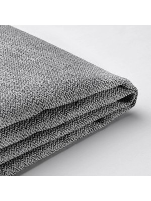 Ikea Kıvık Tibbleby Açık Gri Saklama Gözlü Puf Kılıfı