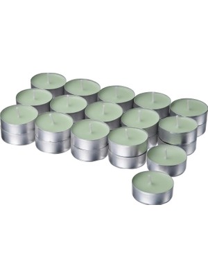 Ikea Lotsfagel Açık Yeşil 3.5 Saat Kokulu Tealight Mum