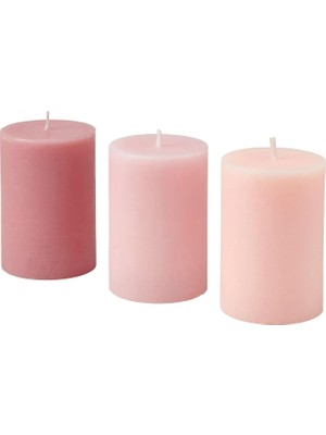 Ikea Lotsfagel Pembe 30 Saat Kokulu Blok Mum