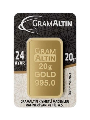 20 gr 24 Ayar İAR Gram Altın