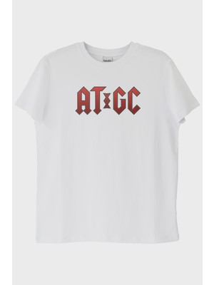 Lofux Genetik Kod Atcg Beyaz Tişört