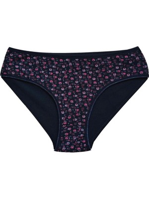 Sungur's Store Pamuklu Geniş Kenarlı Likralı Desenli Bato Kadın Külot Desen 4