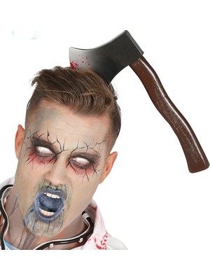 Sungur's Store Kafaya Saplanmış Halloween Kanlı Balta Şaka Tacı