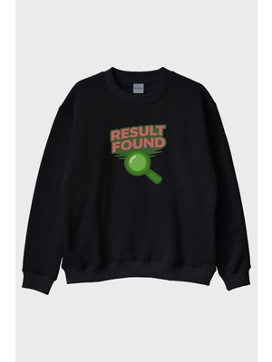 Lofux Sonuç Bulundu Siyah Bisiklet Yaka Sweatshirt
