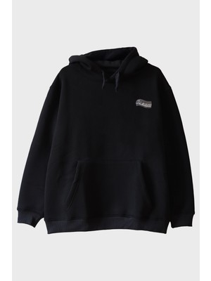 Lofux Piyano Tuşları Nakışlı Müzik Hoodie