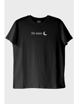 Lofux The Moon Siyah Tişört