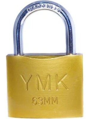 Sungur's Store Eko Sarı Boyalı Kısa Kancalı Asma Kilit 63MM