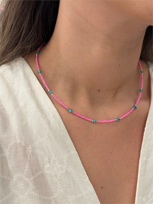 Sungur's Store Nazar Boncuk Kolye - Pembe