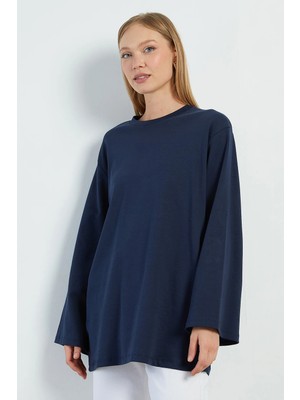 FullaModa Fullamodest Basic Geniş Kol Tunik