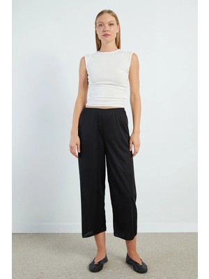 FullaModa Beli Lastikli Astar Pantolon