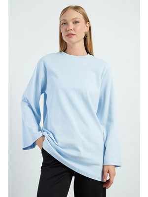 FullaModa Fullamodest Basic Geniş Kol Tunik
